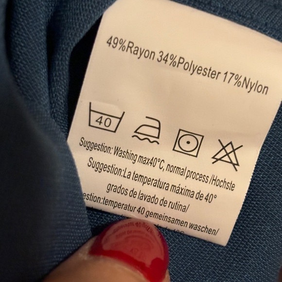 COOFANDY Men’s Blue Dress Shirt NWT Size XL - Picture 4 of 4